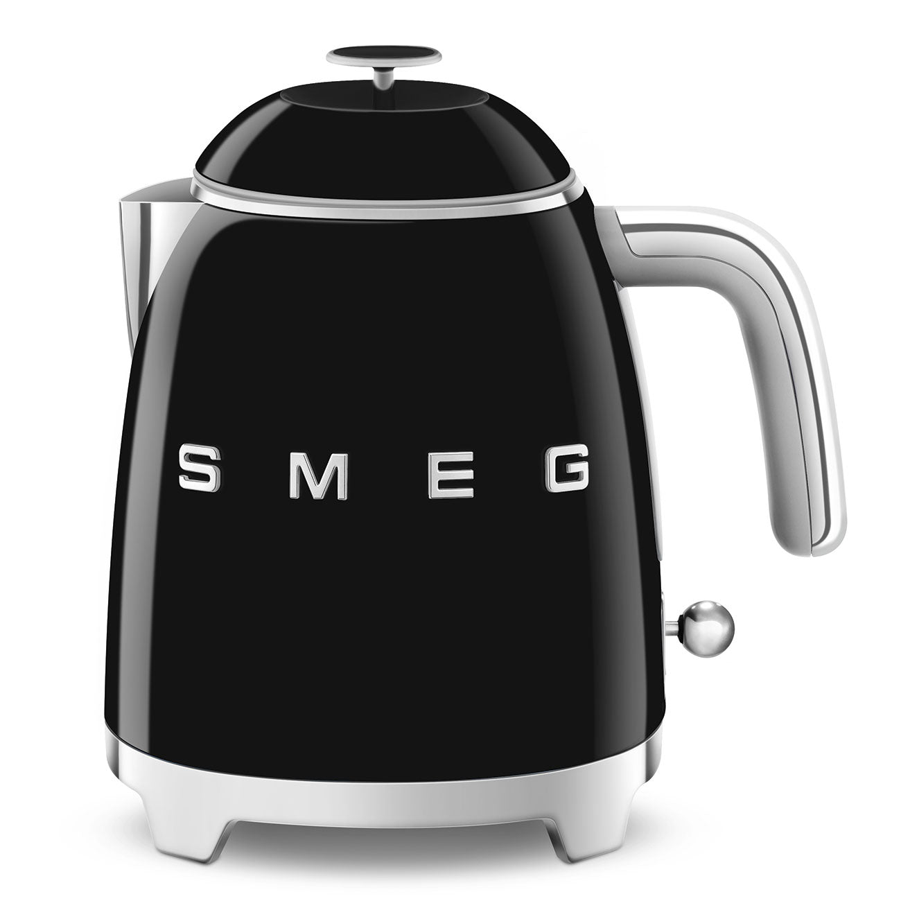 Electric Mini Kettle Retro-style Black Glossy