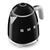 Electric Mini Kettle Retro-style Black Glossy