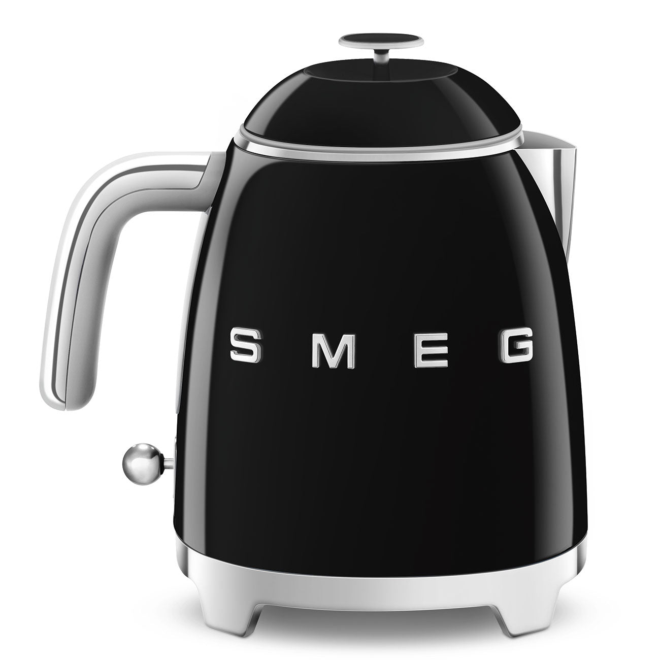 Electric Kettle Retro-style Black Glossy