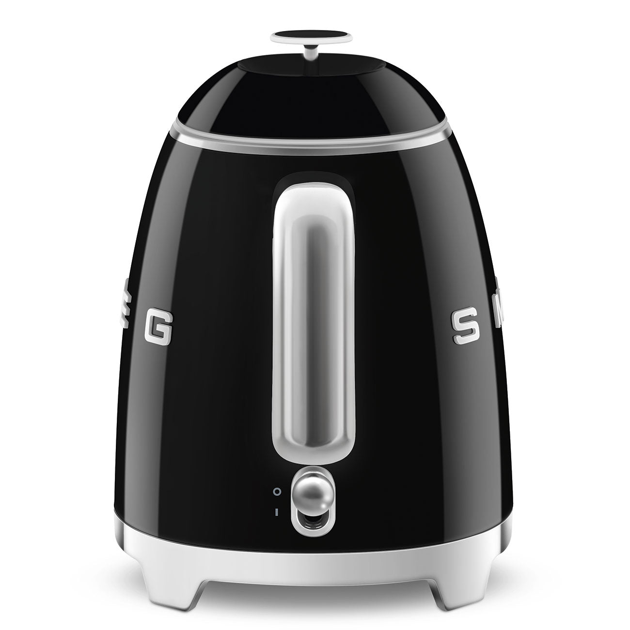 Electric Mini Kettle Retro-style Black Glossy