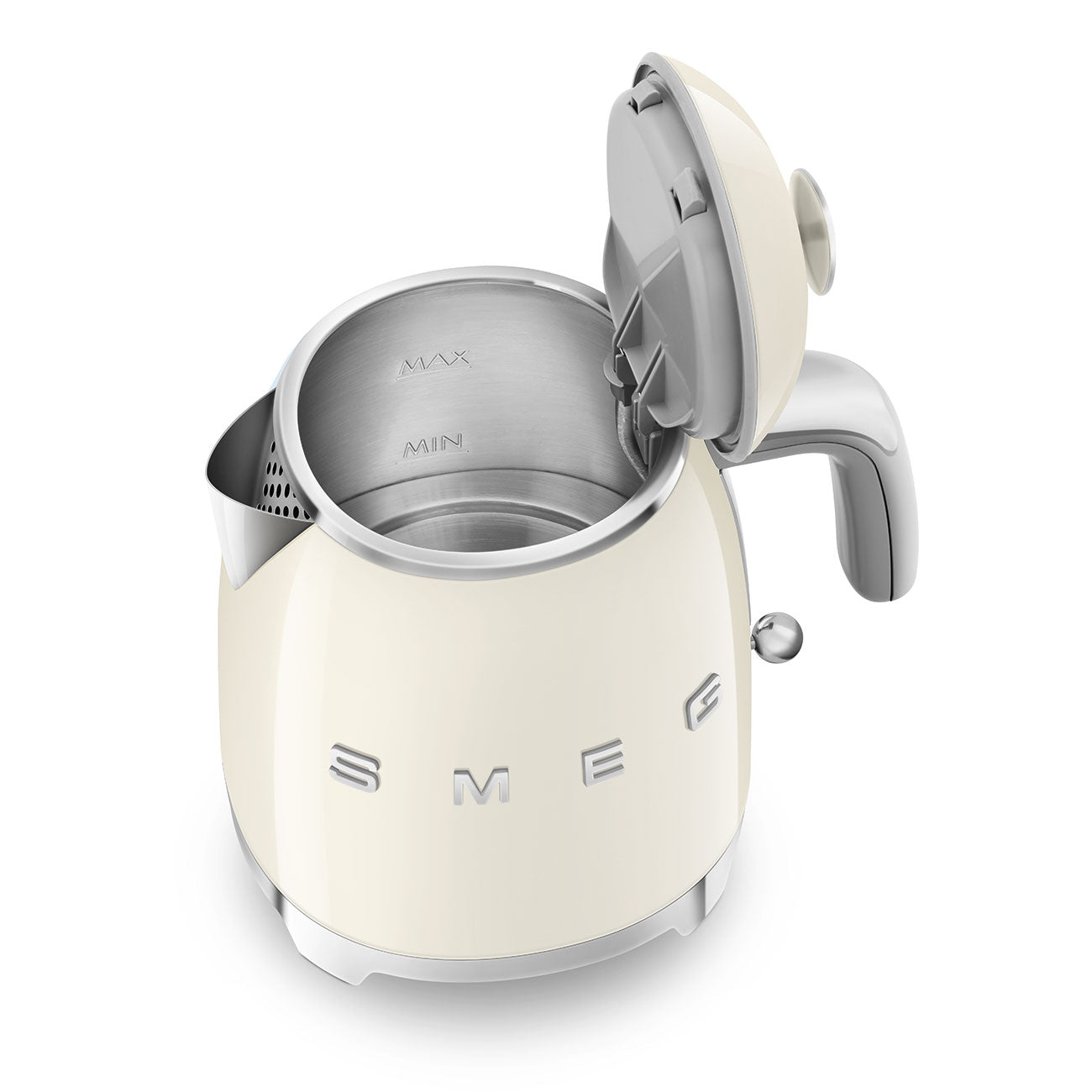 Electric Mini Kettle Retro-style Cream Glossy