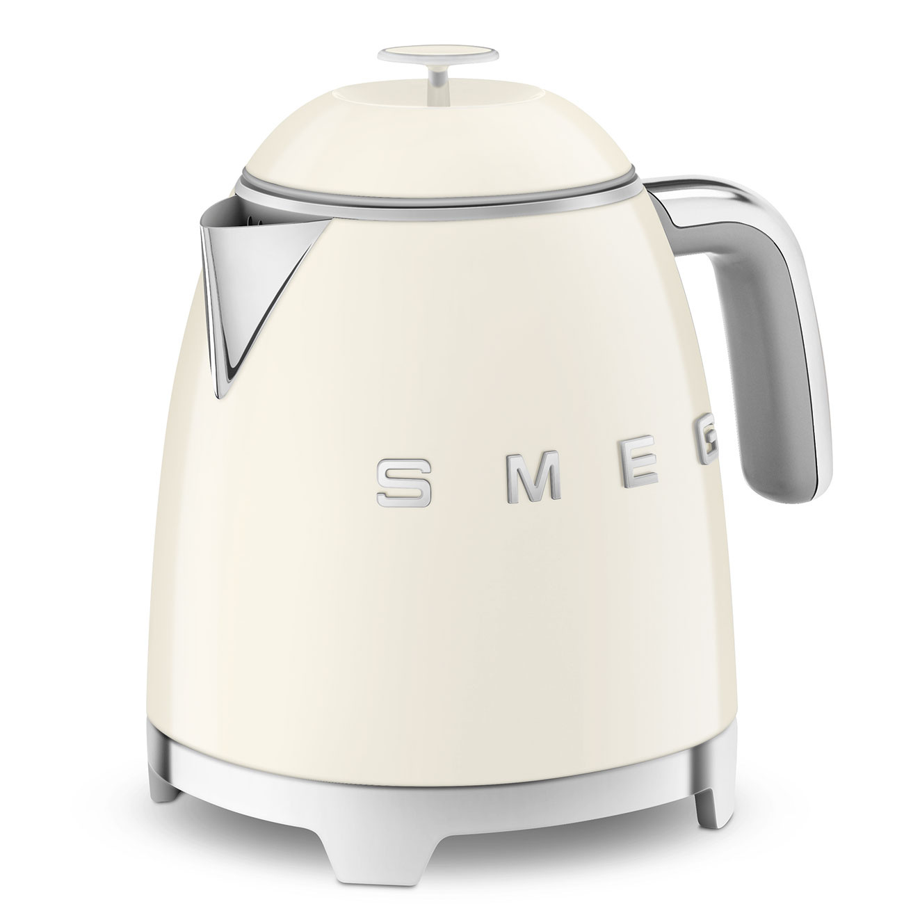 Electric Kettle Retro-style Cream Glossy