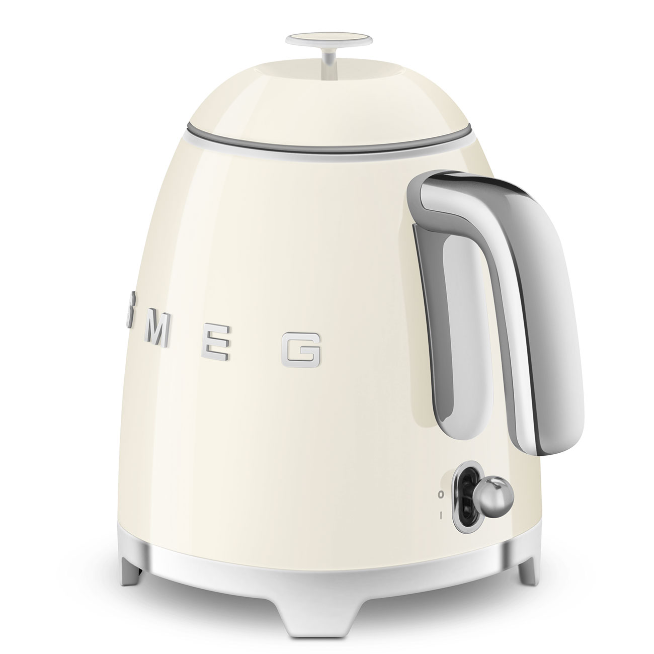 Electric Kettle Retro-style Cream Glossy