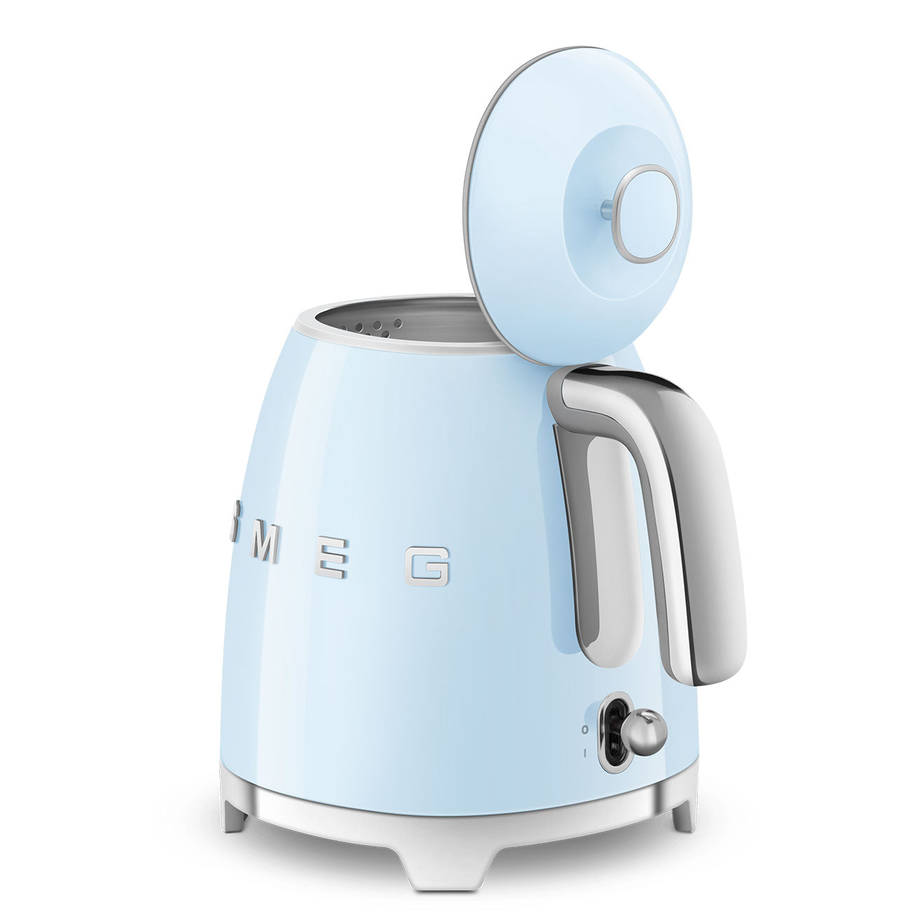 Electric Kettle Retro-style Pastel blue Glossy