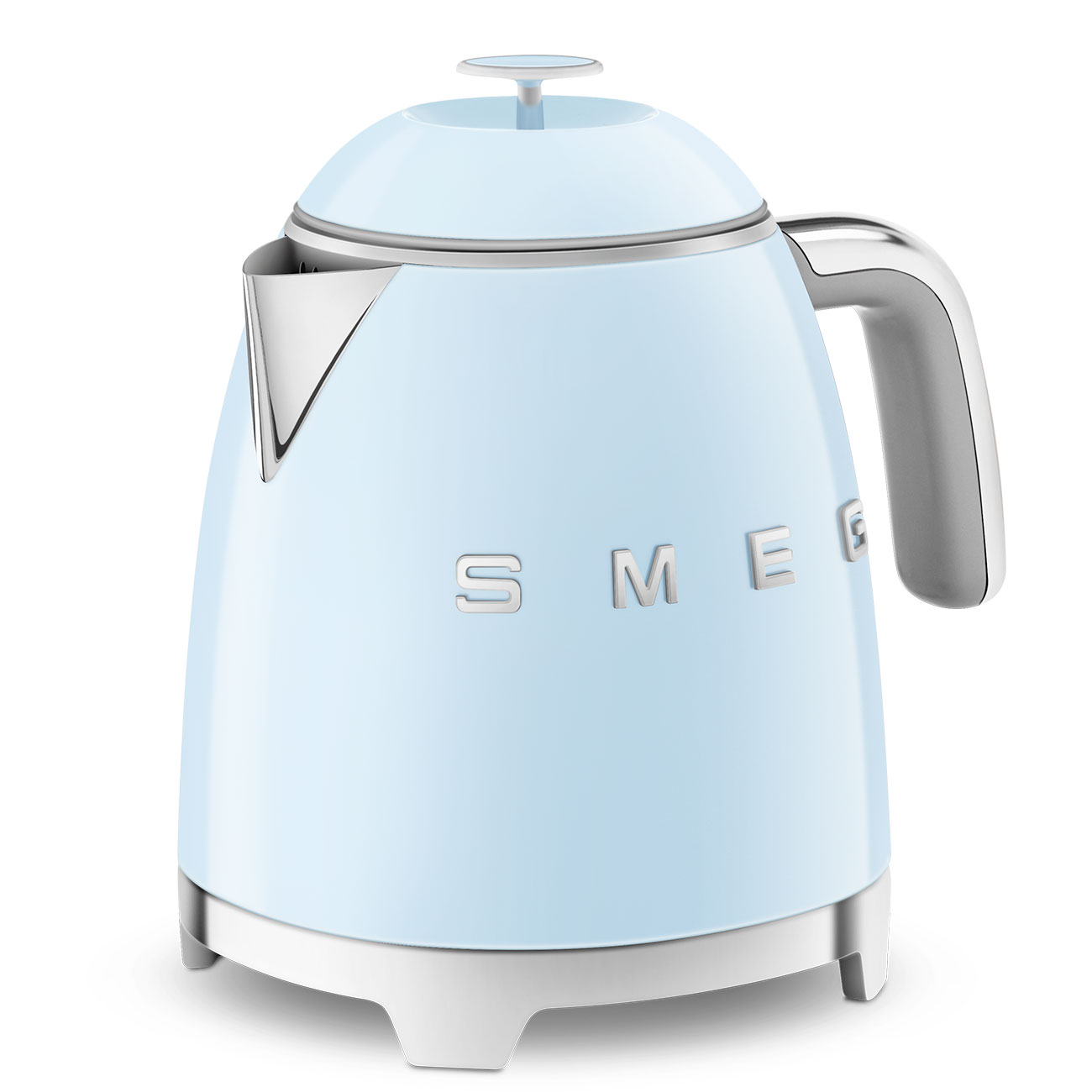 Electric Kettle Retro-style Pastel blue Glossy