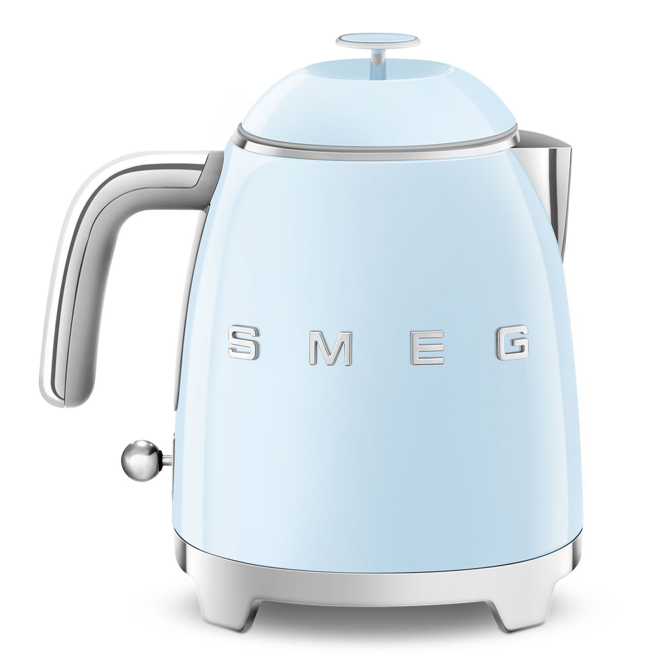 Electric Kettle Retro-style Pastel blue Glossy