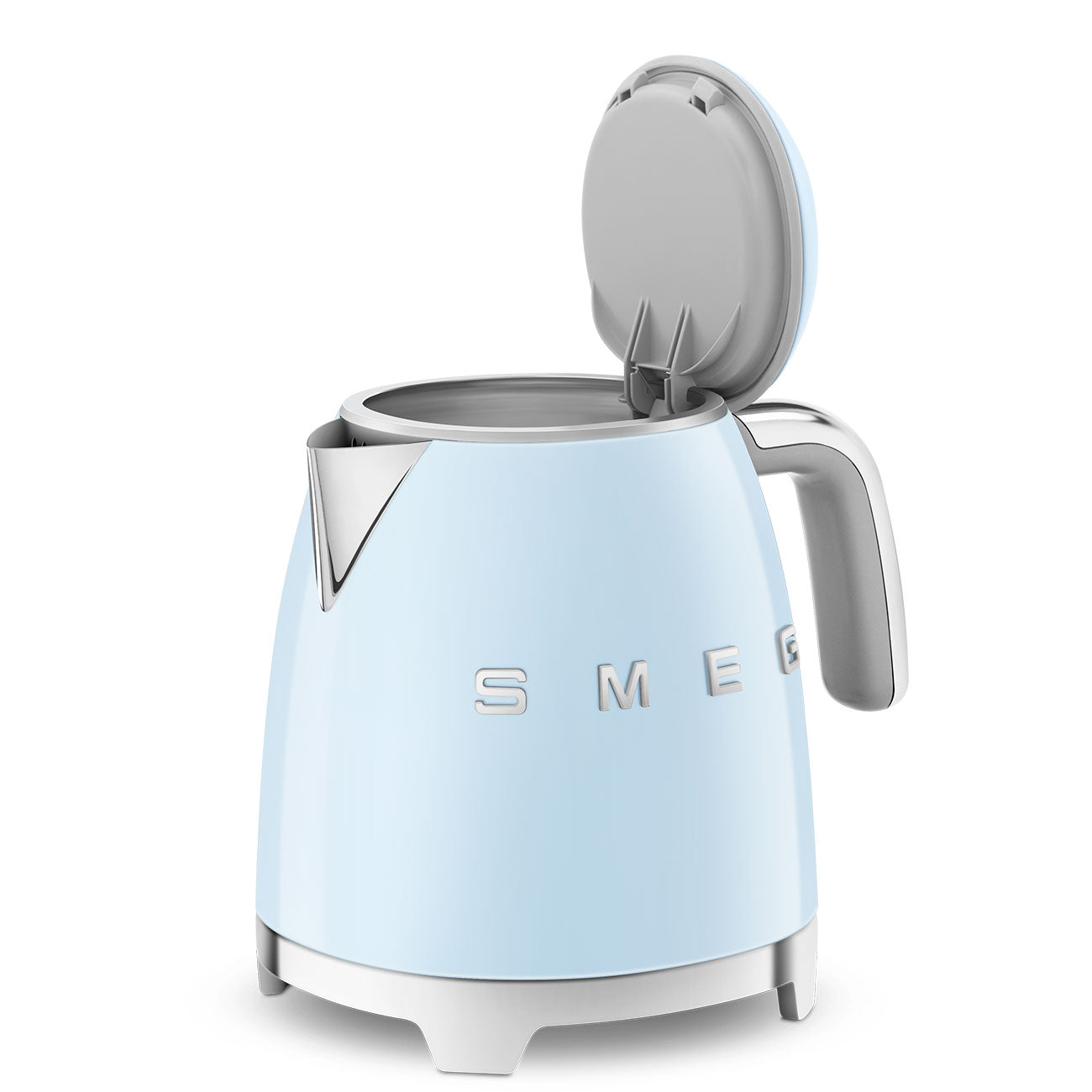 Electric Kettle Retro-style Pastel blue Glossy