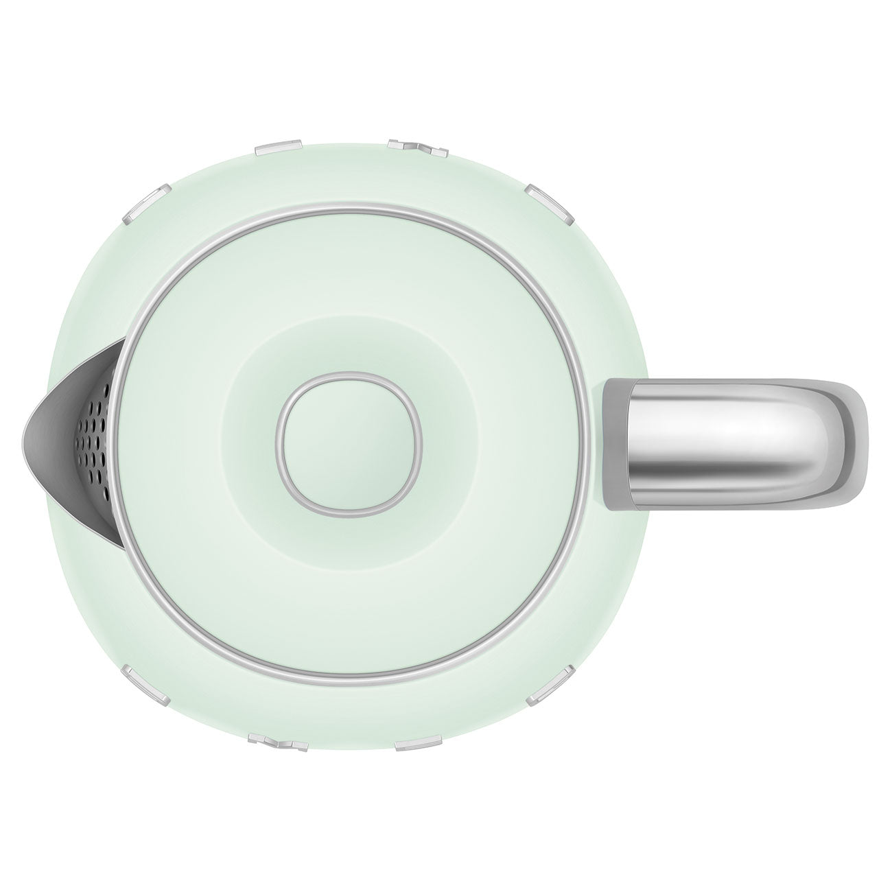 Electric Kettle Retro-style Pastel green Glossy