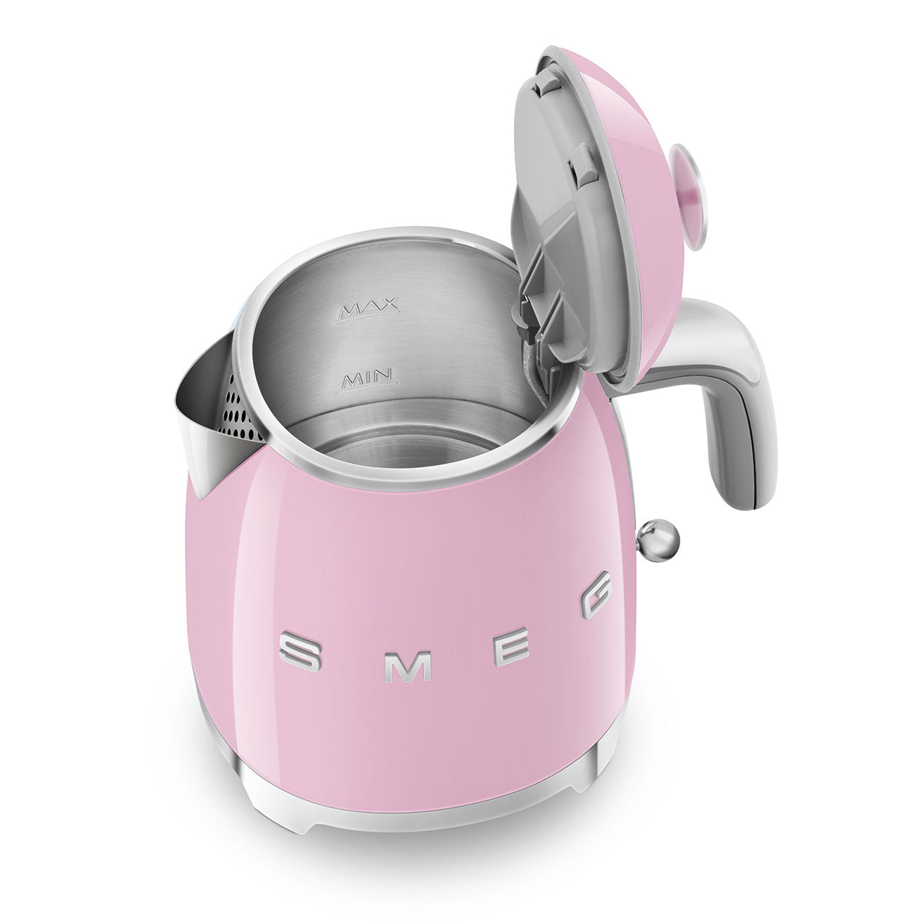 Electric Kettle Retro-style Pink Glossy