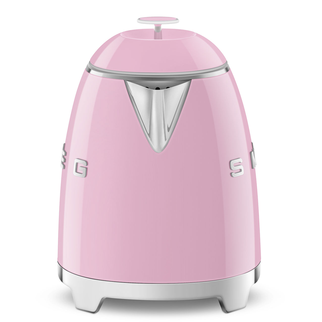 Electric Mini Kettle Retro-style Pink Glossy