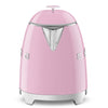 Electric Mini Kettle Retro-style Pink Glossy