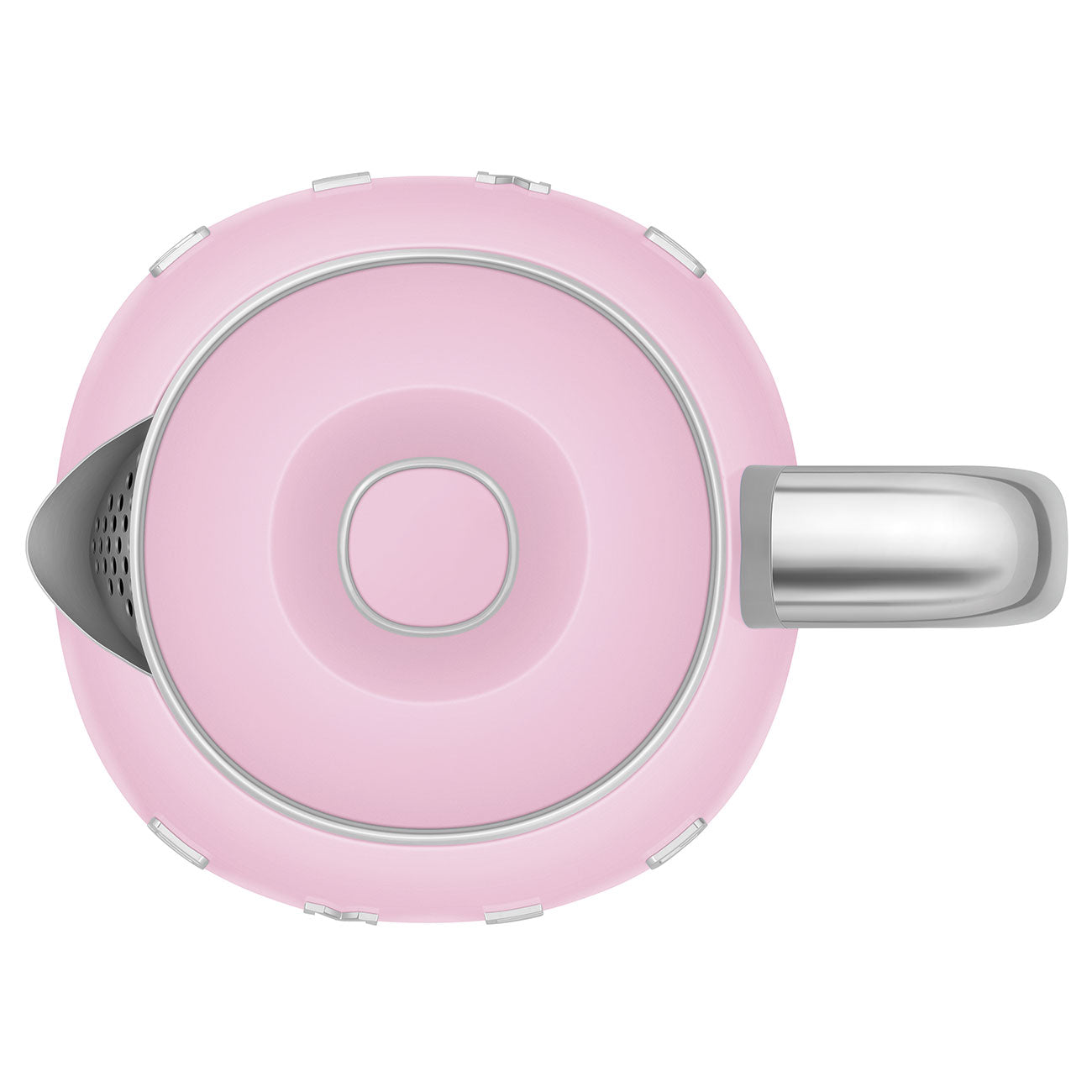 Electric Kettle Retro-style Pink Glossy