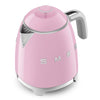 Electric Mini Kettle Retro-style Pink Glossy