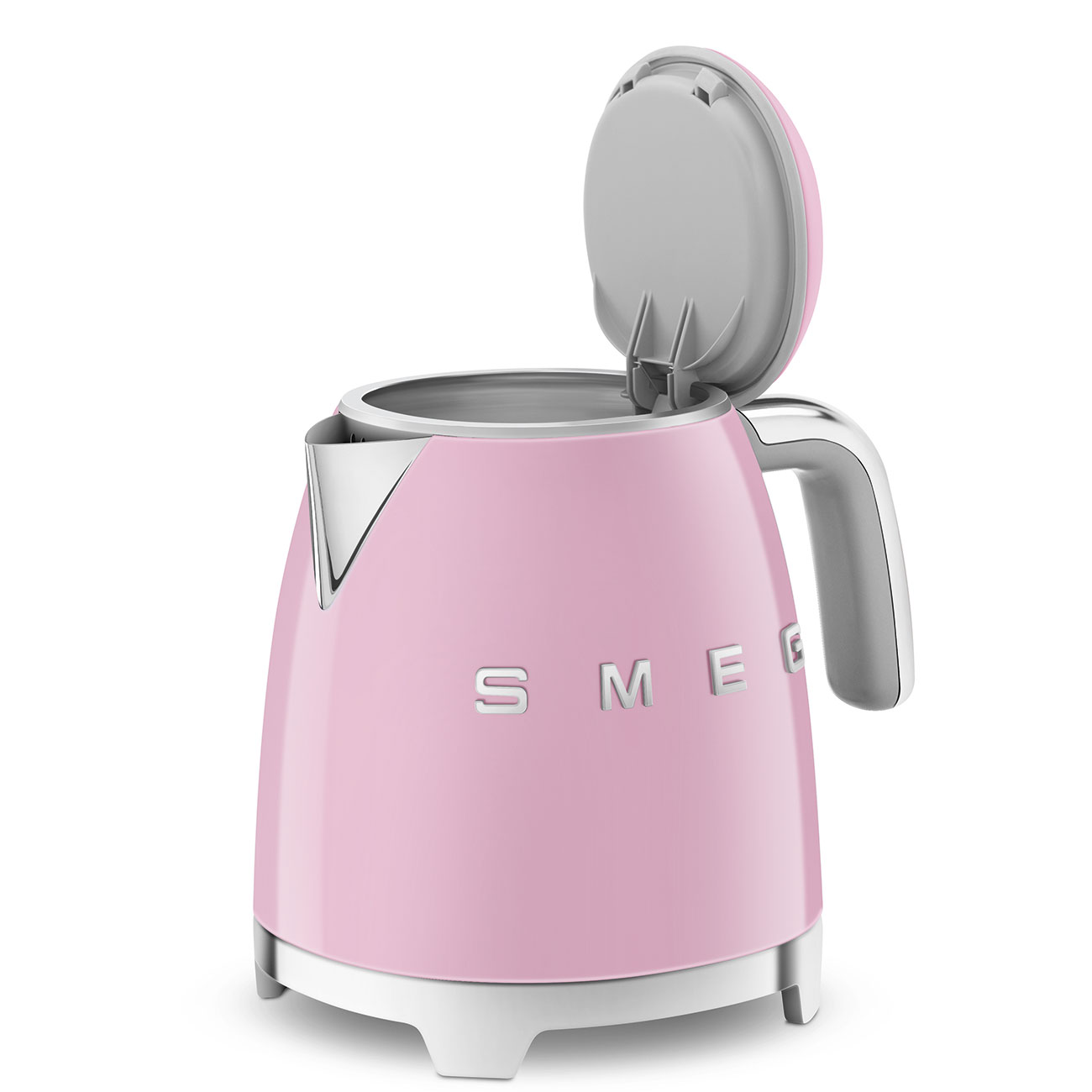 Electric Mini Kettle Retro-style Pink Glossy