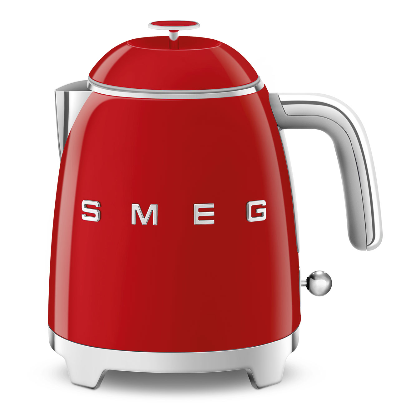 Electric Kettle Retro-style Red Glossy