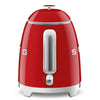 Electric Mini Kettle Retro-style Red Glossy