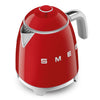 Electric Mini Kettle Retro-style Red Glossy