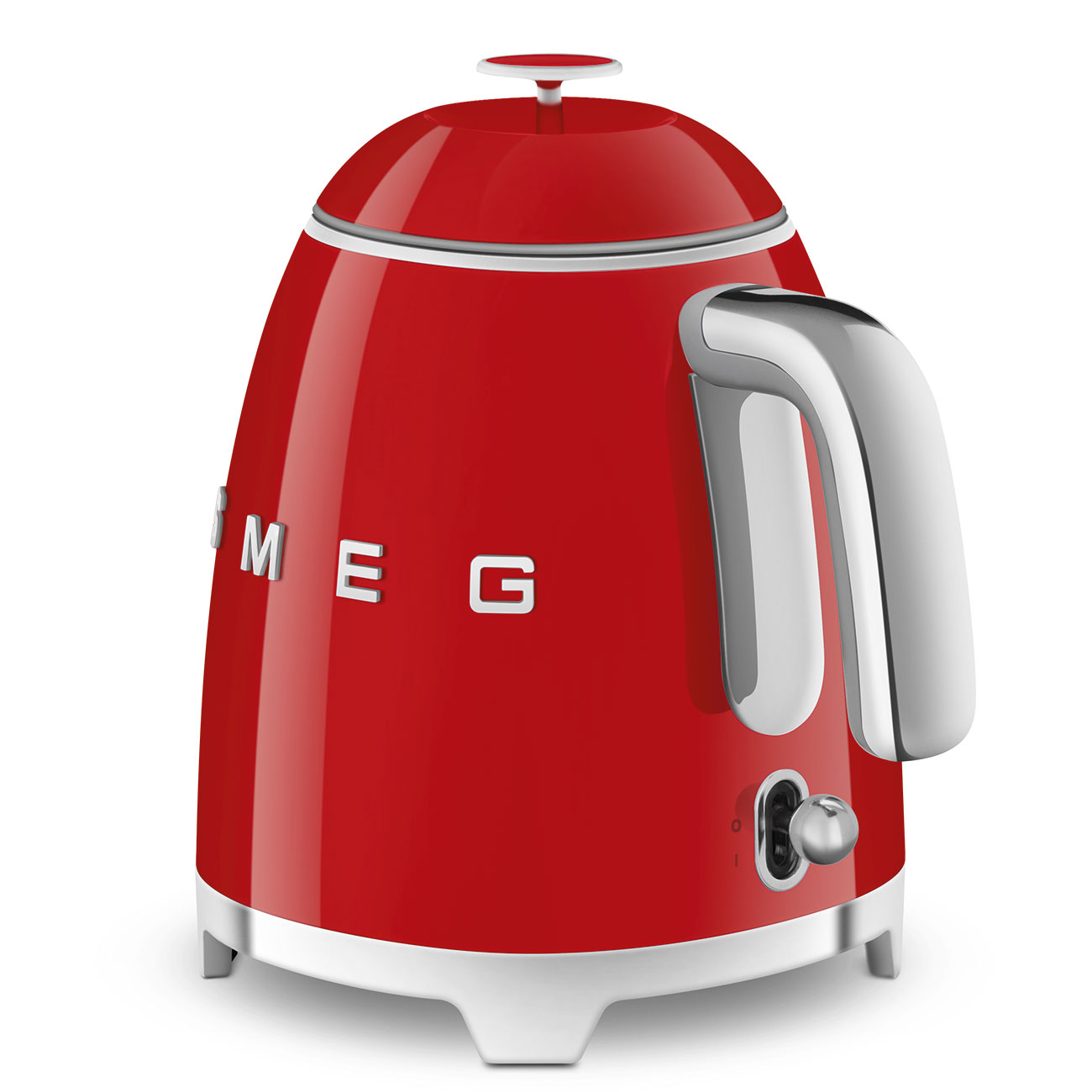 Electric Kettle Retro-style Red Glossy