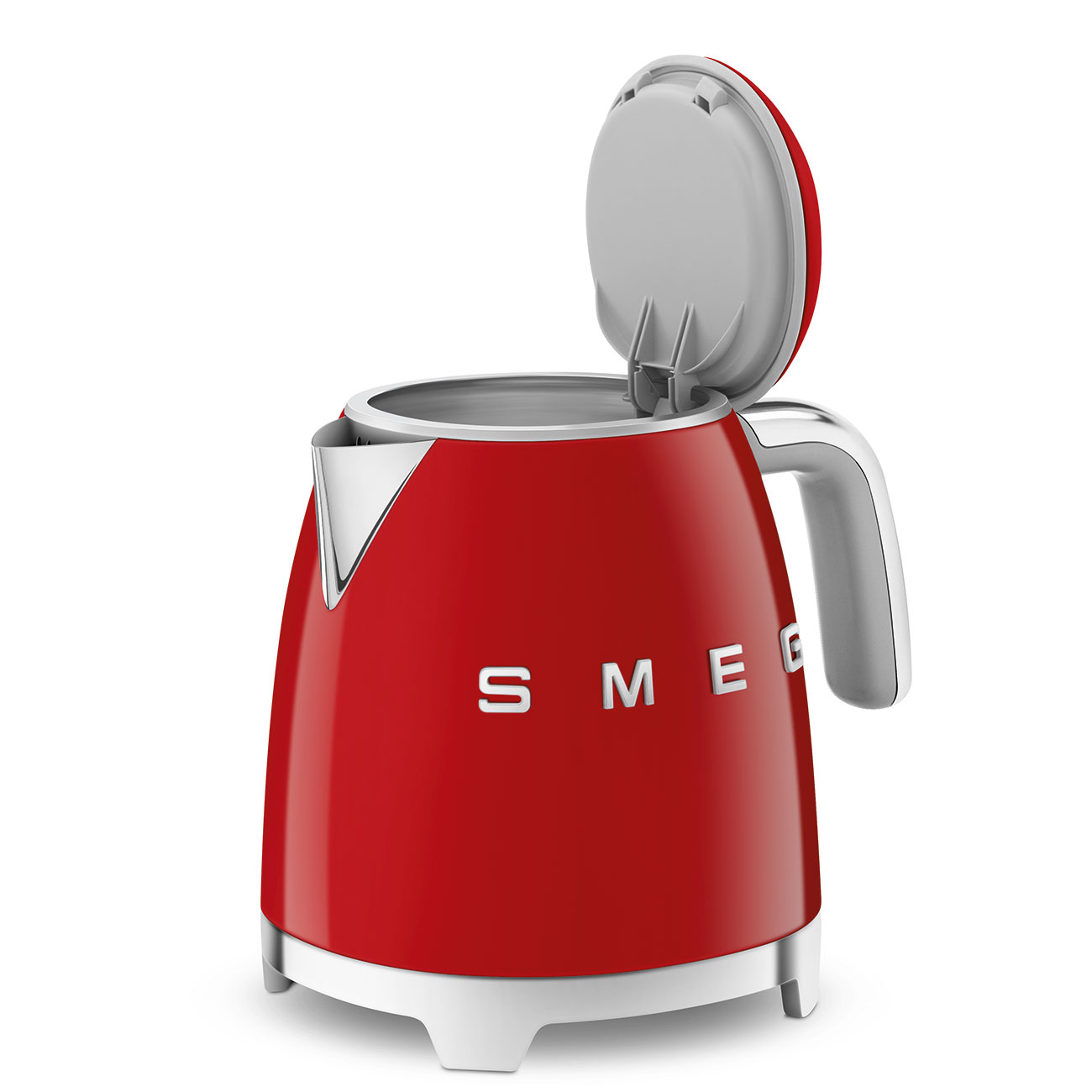 Electric Kettle Retro-style Red Glossy