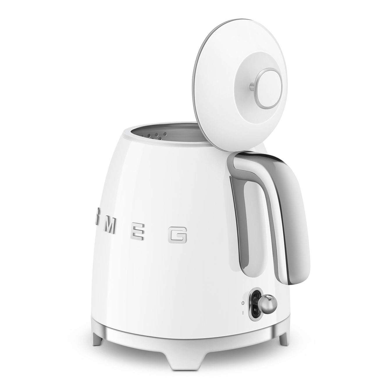 Electric Kettle Retro-style White Glossy