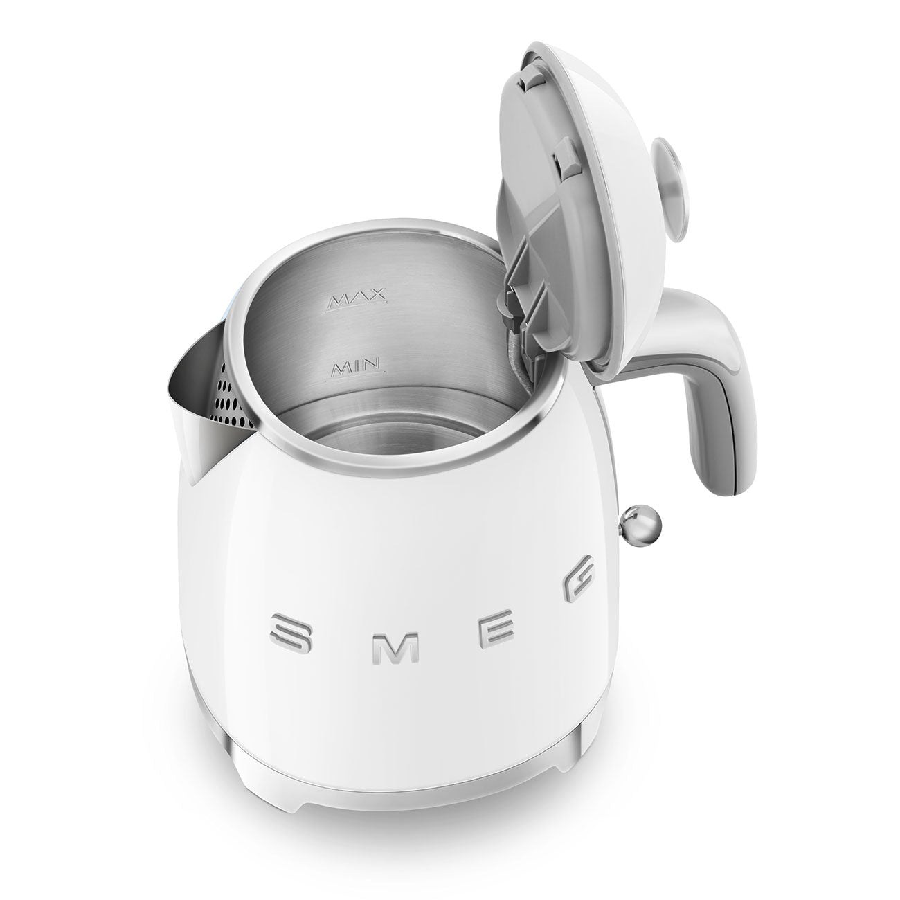 Electric Kettle Retro-style White Glossy