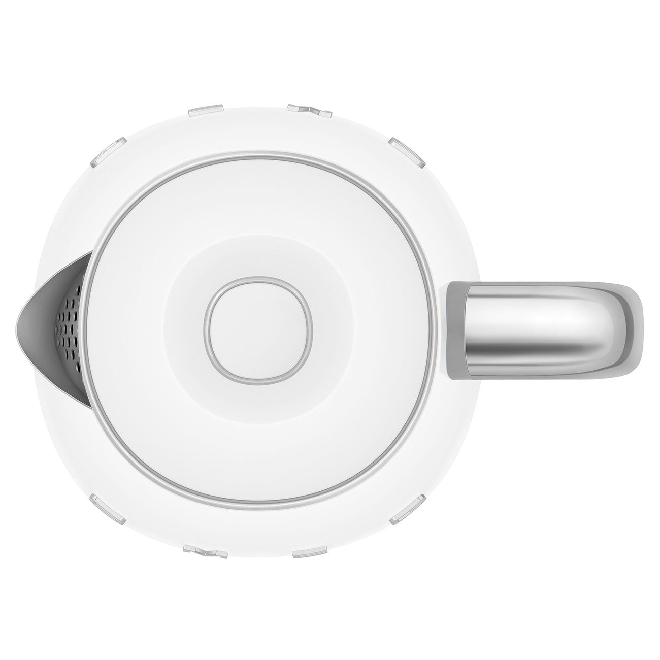 Electric Mini - Kettle Retro-style White Glossy