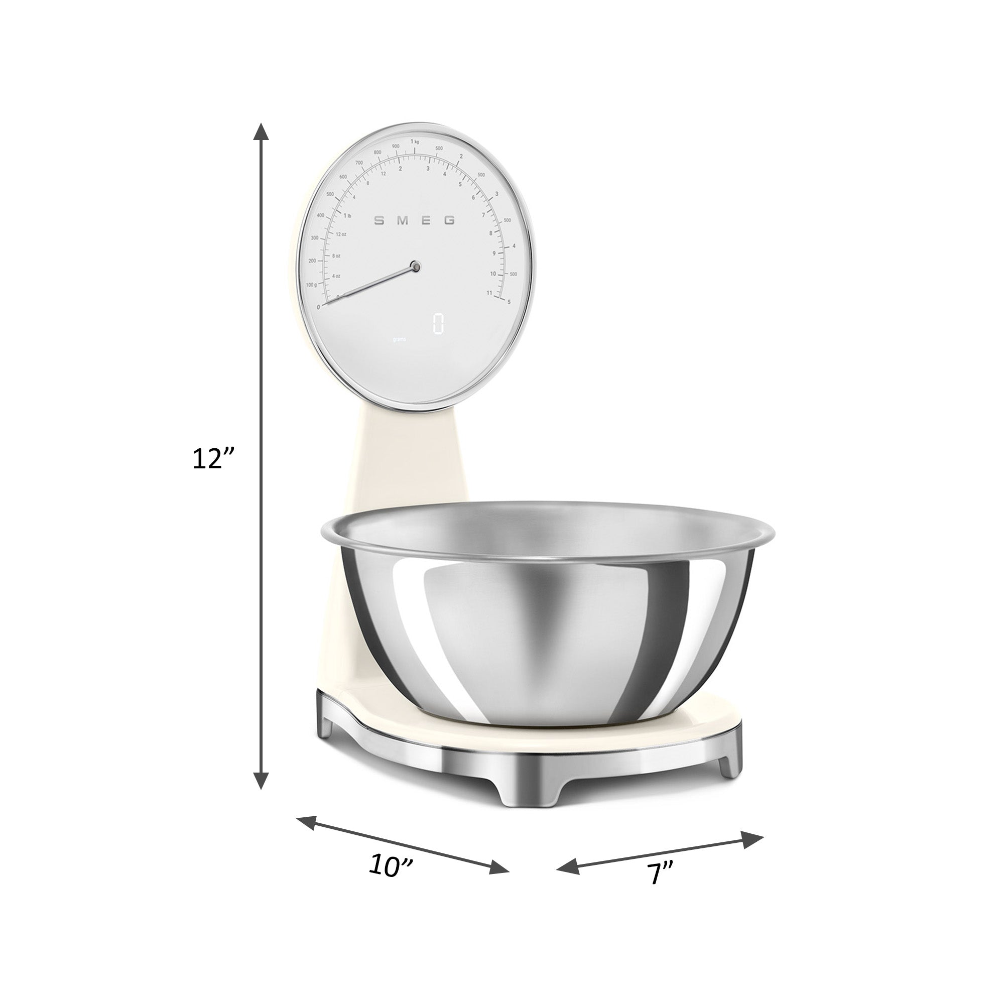 Retro-Style Kitchen Scale - White – SMEG USA