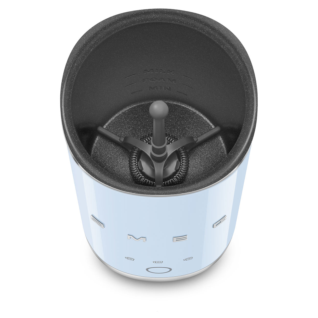 Mini Electric Milk Frother - Pastel Blue