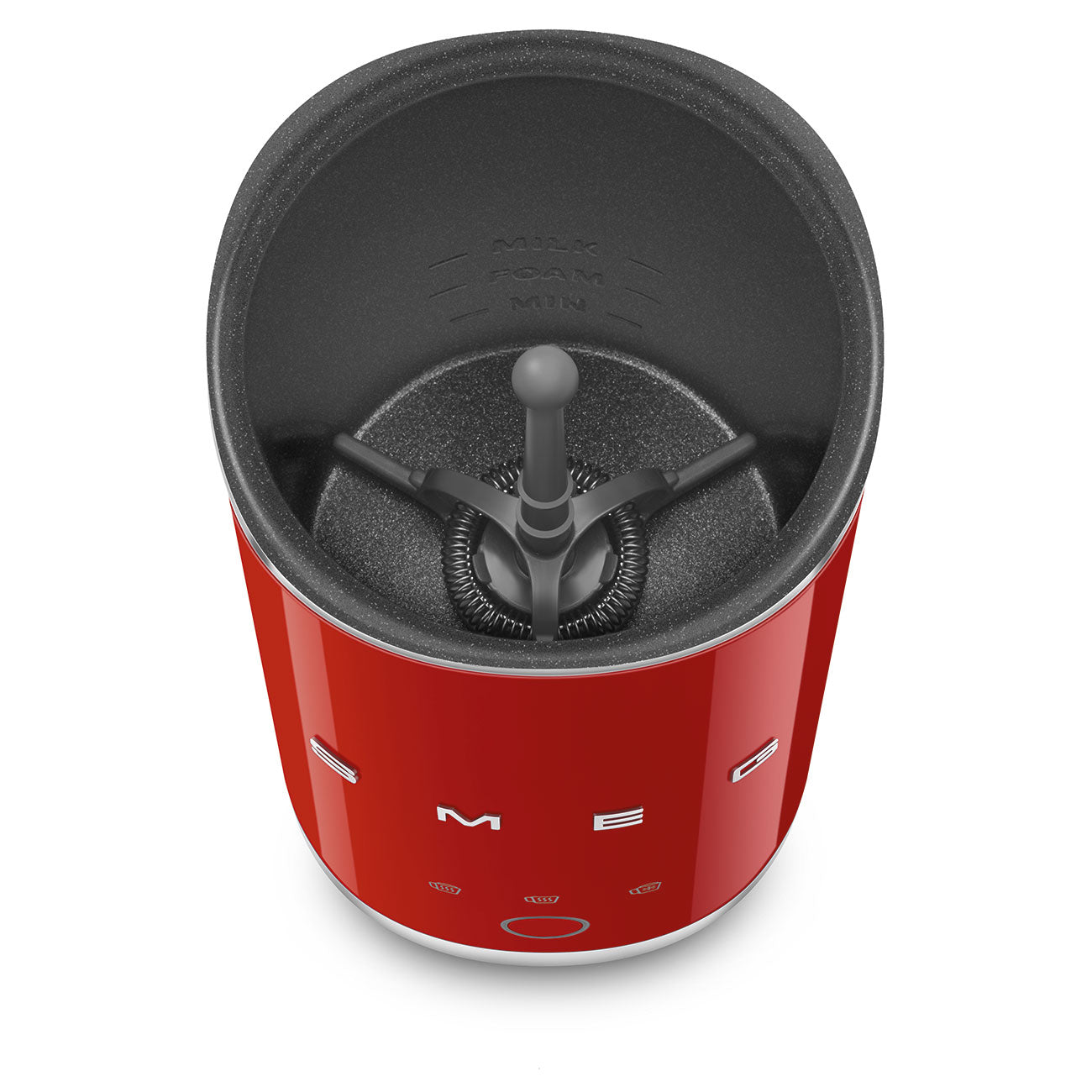 Mini Electric Milk Frother - Red