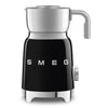 Milk frother Retro-style Black Glossy