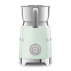 Milk frother Retro-style Pastel green Glossy