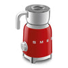 Milk frother Retro-style Red Glossy