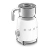 Milk frother Retro-style White Glossy