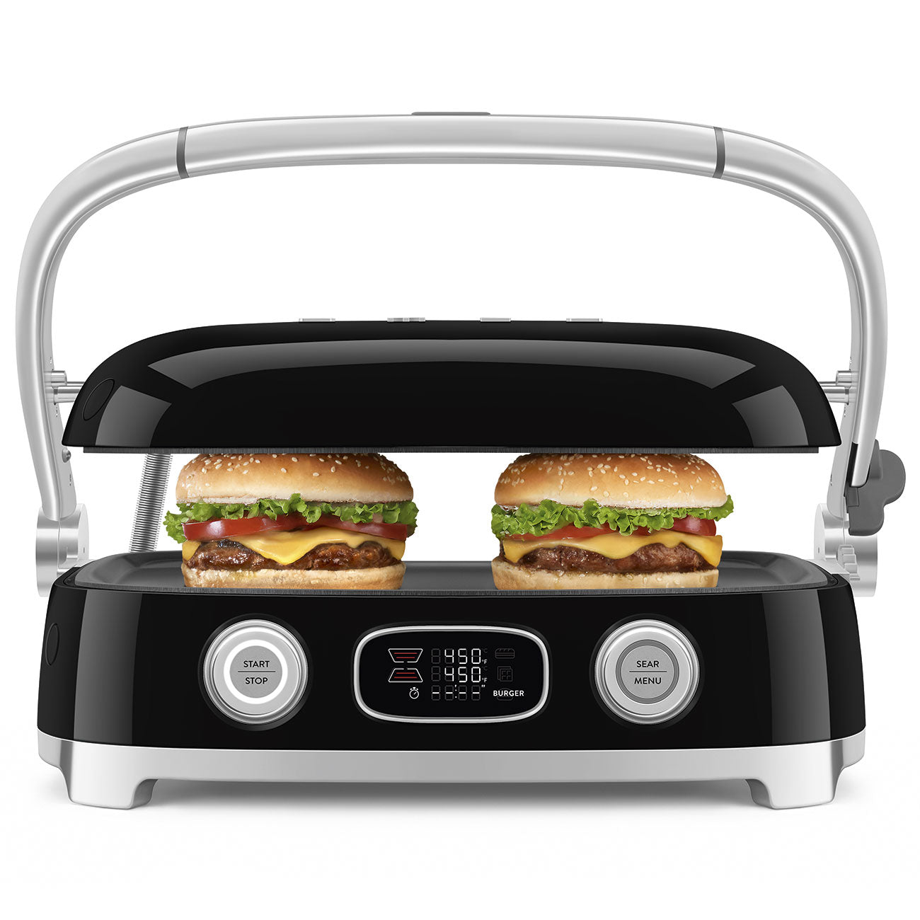 Multi-Use Grill – Retro Style Black