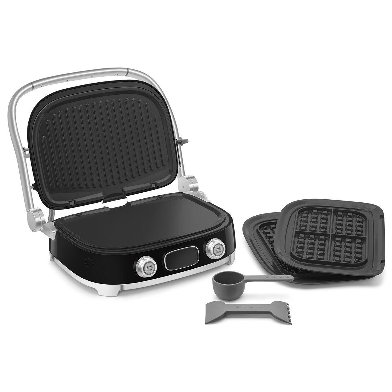 Multi-Use Grill – Retro Style Black