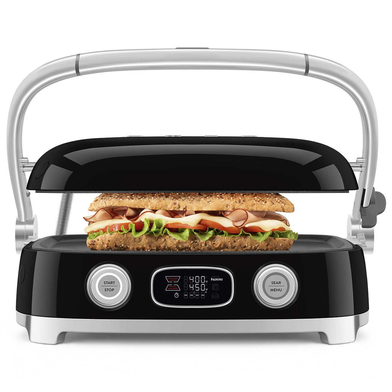Multi-Use Grill – Retro Style Black