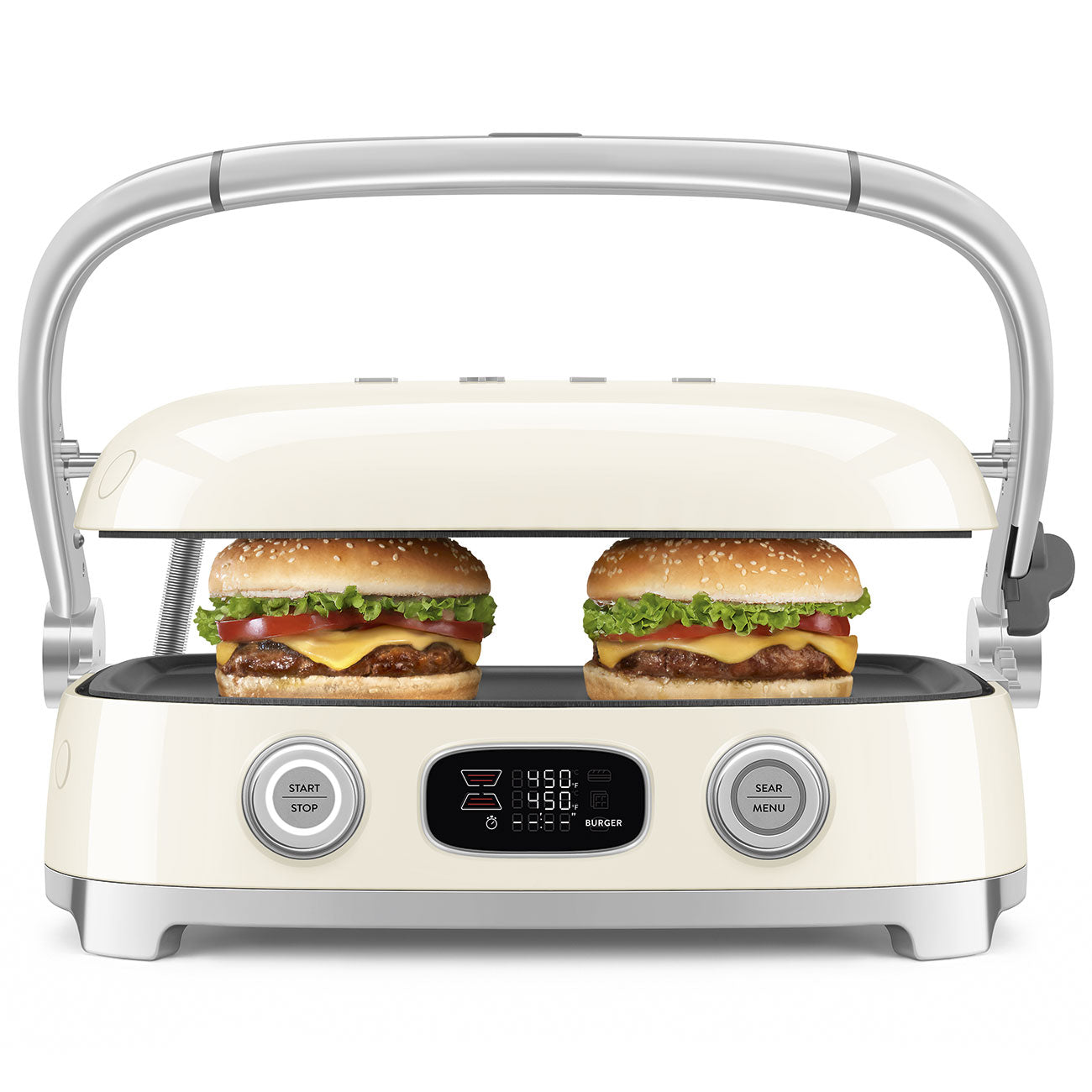 Multi-Use Grill – Retro Style Cream