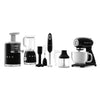 Stand mixer Retro-style Black Glossy