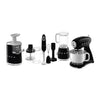 Stand mixer Retro-style Black Glossy