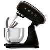 Stand mixer Retro-style Black Glossy