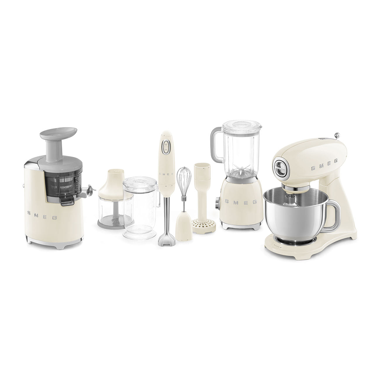 Stand mixer Retro-style Cream Glossy