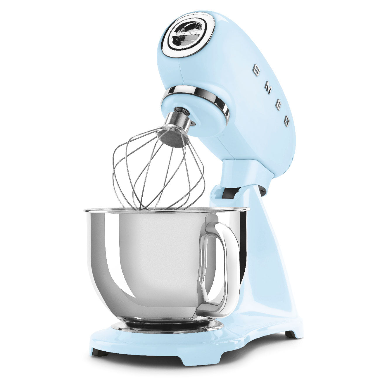 Stand mixer Retro-style Pastel blue Glossy