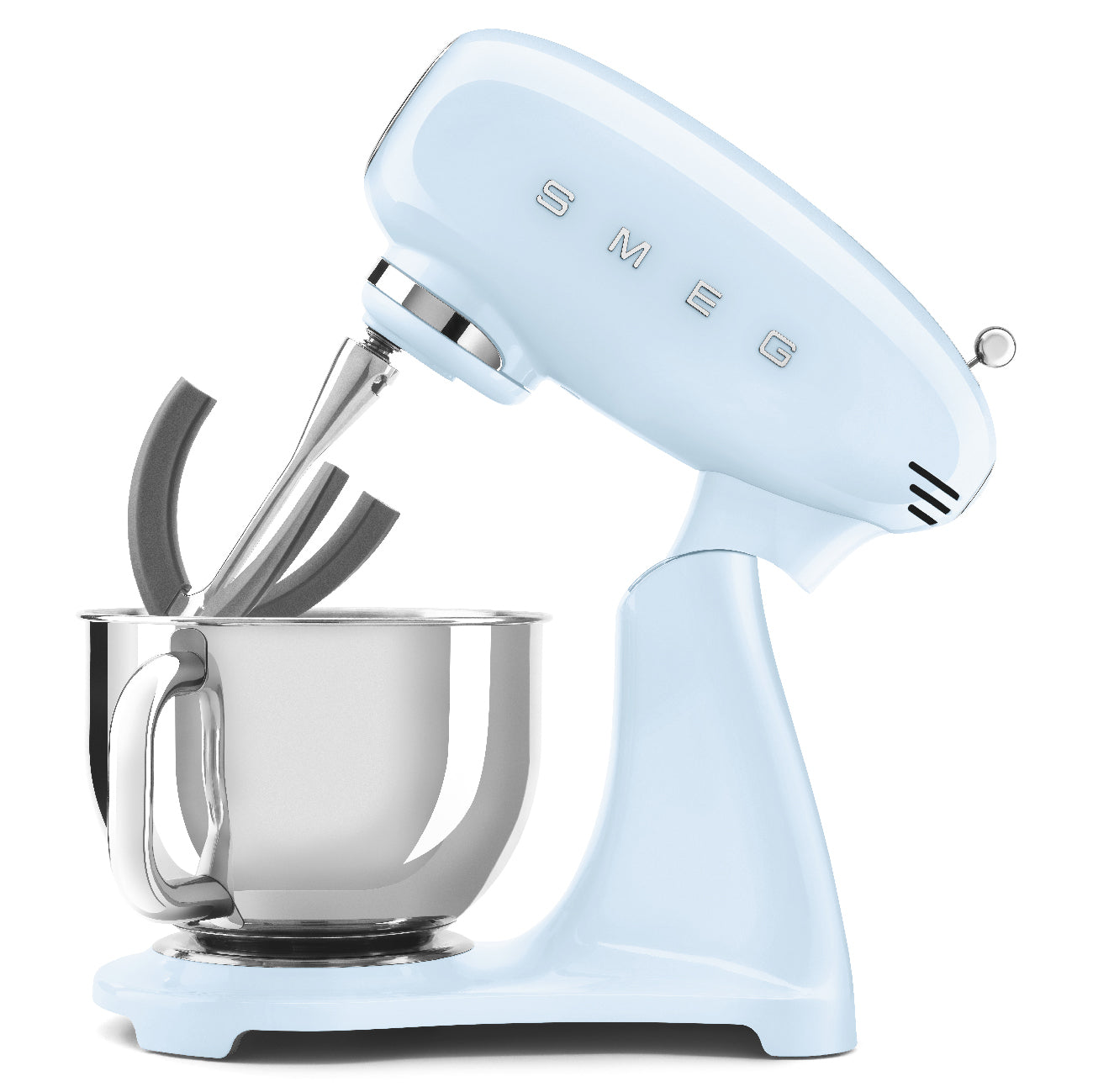 Stand mixer Retro-style Pastel blue Glossy