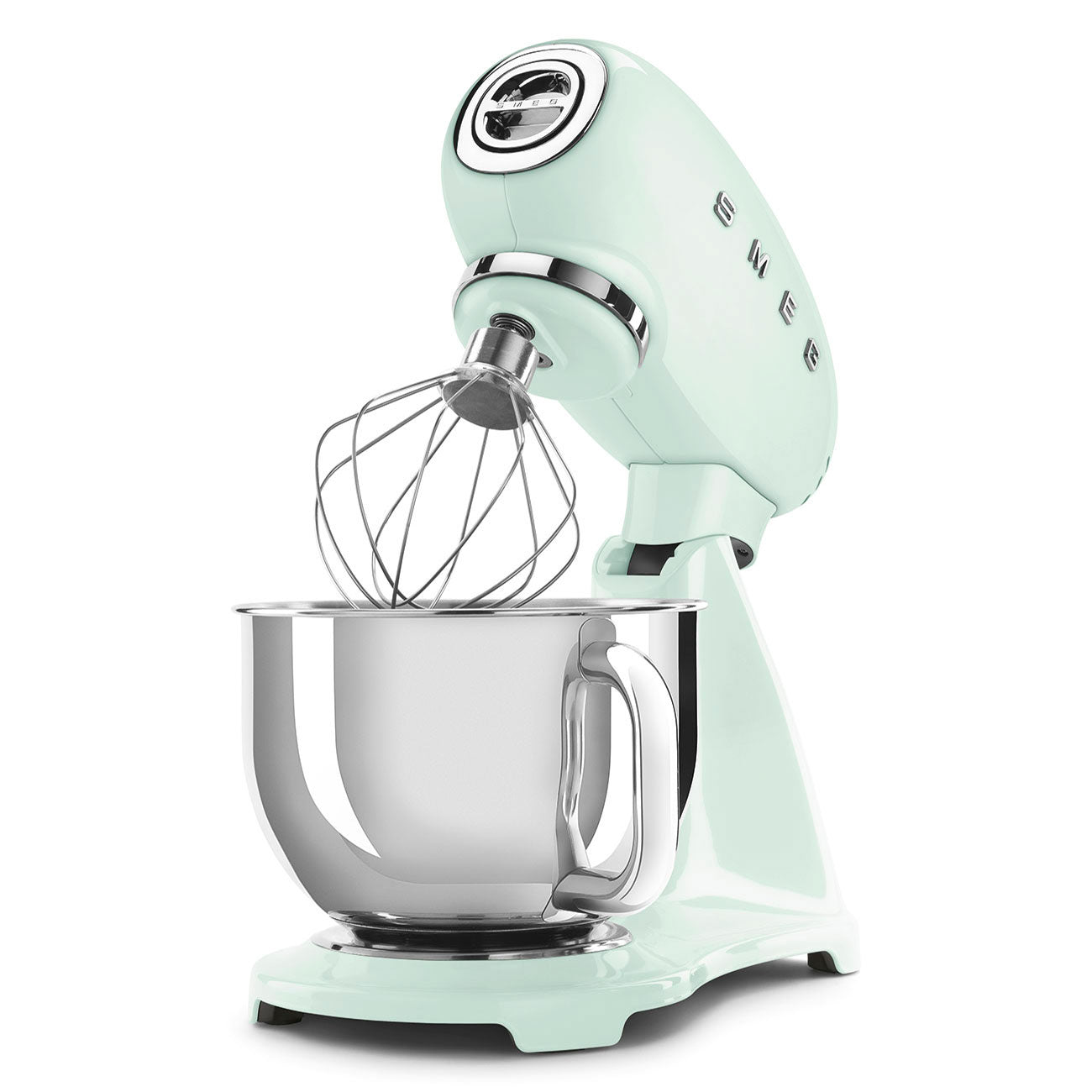 Stand mixer Retro-style Pastel green Glossy