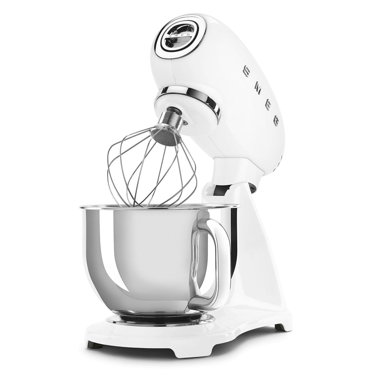 Stand mixer Retro-style White Glossy