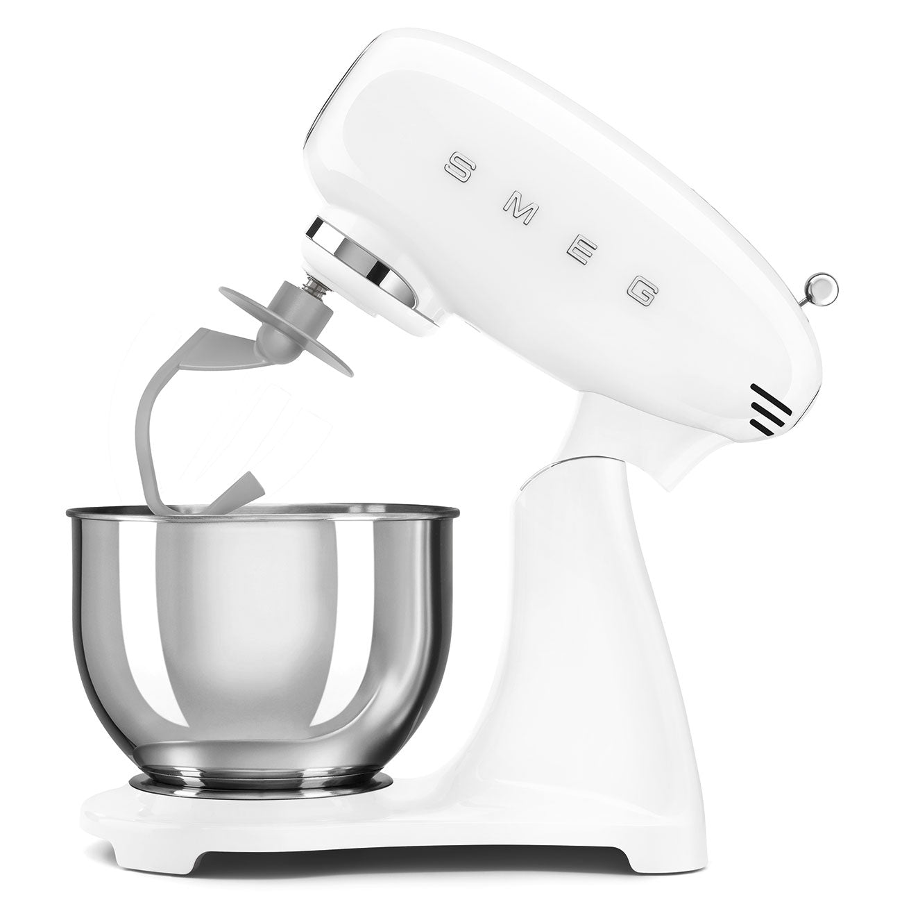 Stand mixer Retro-style White Glossy