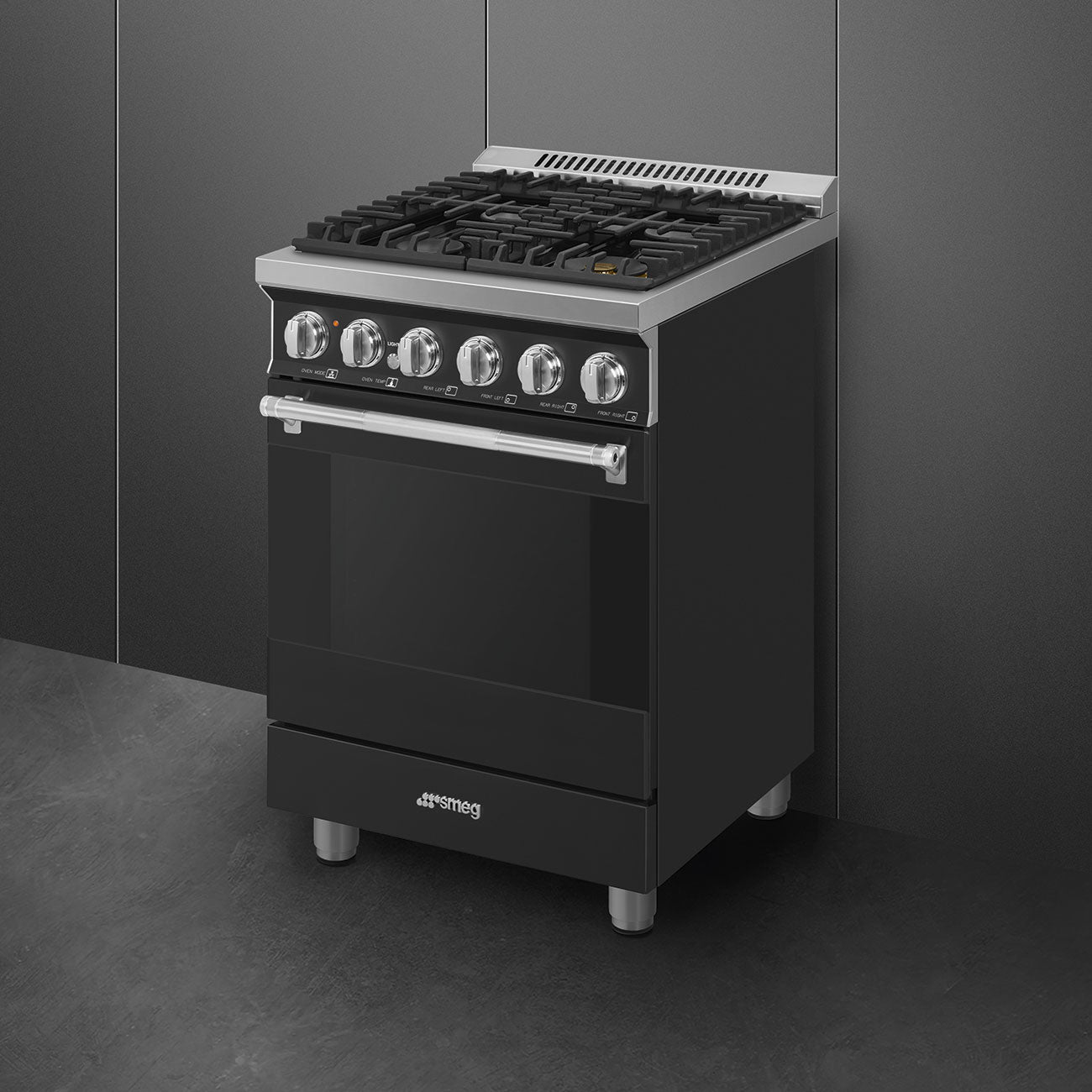 24-Inch Professional Full-Gas Range - Anthracite