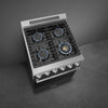 24-Inch Professional Full-Gas Range - Anthracite