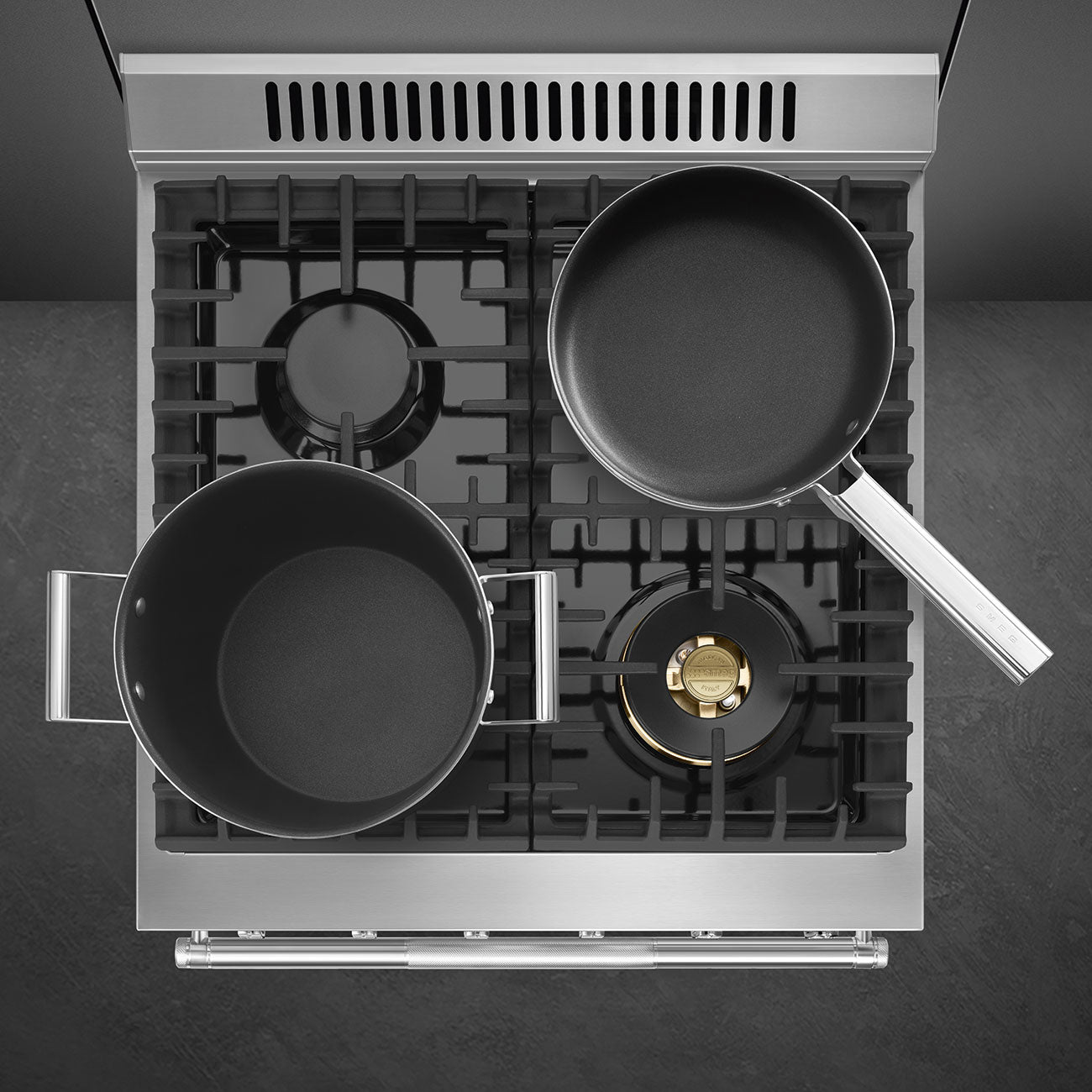 24-Inch Professional Full-Gas Range - Anthracite