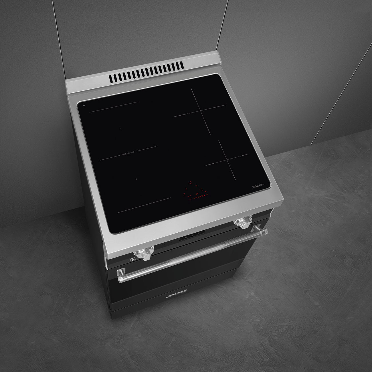 24-Inch Professional Induction Range - Matte Black